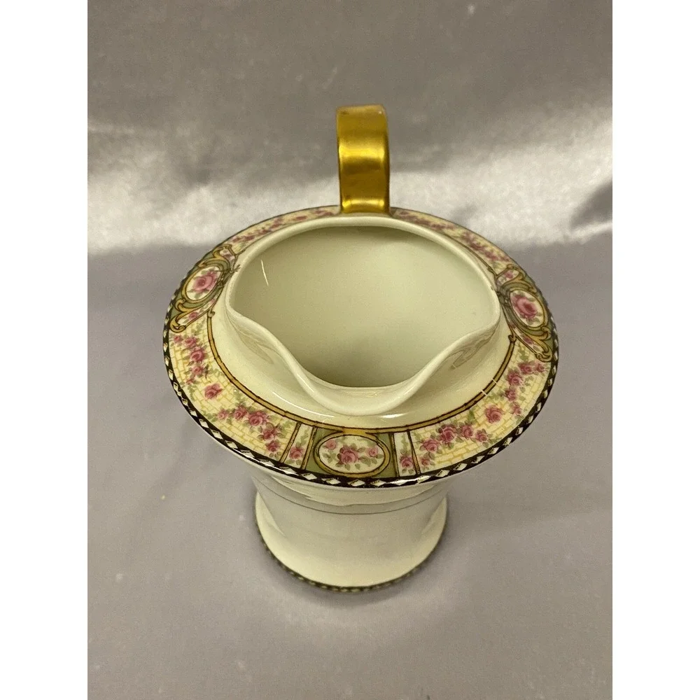 Theodore Haviland Limoges France Creamer Pink Rose 4